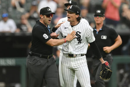 White Sox pitcher Davis Martin ejected after airmailing back-to-back pitches, hitting Sal Stewart in loss to Reds