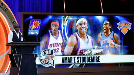 Watch highlights from Amare Stoudemire’s induction into Basketball Hall of Fame