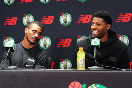Paul George pokes fun at Joe Mazzulla, hilarity ensues