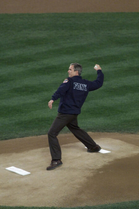 They remember the roar: Inside George W. Bush’s iconic World Series pitch after 9/11