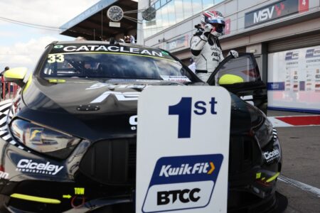 Morgan leads dominant 1-2 for Plato’s old team