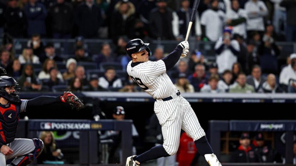 Judge hits first home run of this postseason and Yankees beat Guardians 6-3 for 2-0 ALCS lead