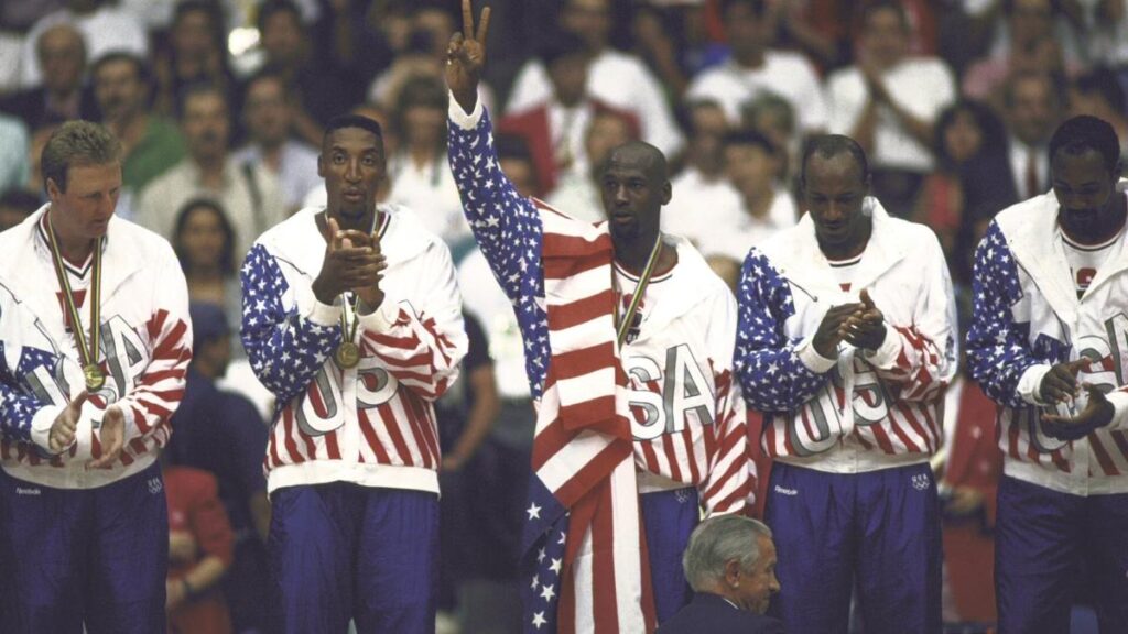 Michael Jordan’s flag from Dream Team Olympic medal ceremony going to auction