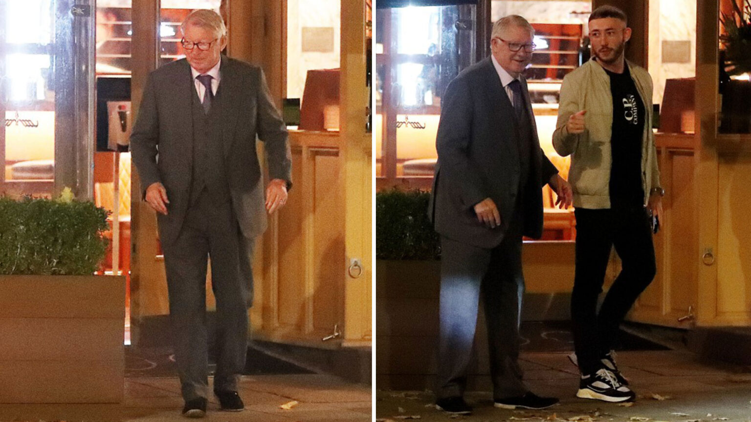 Sir Alex Ferguson seen for first time since axe as Man Utd ambassador as he dines with former member of staff