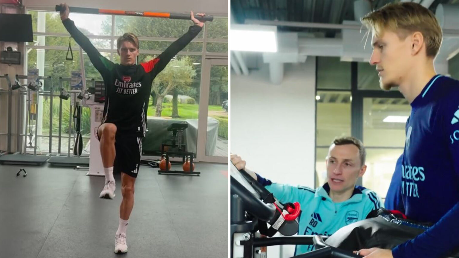 Ecstatic Arsenal fans say ‘my captain is BACK’ as Martin Odegaard shares workout video in huge boost following injury