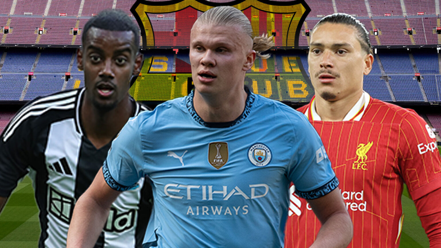 Barcelona line up shock moves for Darwin Nunez and Alexander Isak if they fail to complete Erling Haaland transfer