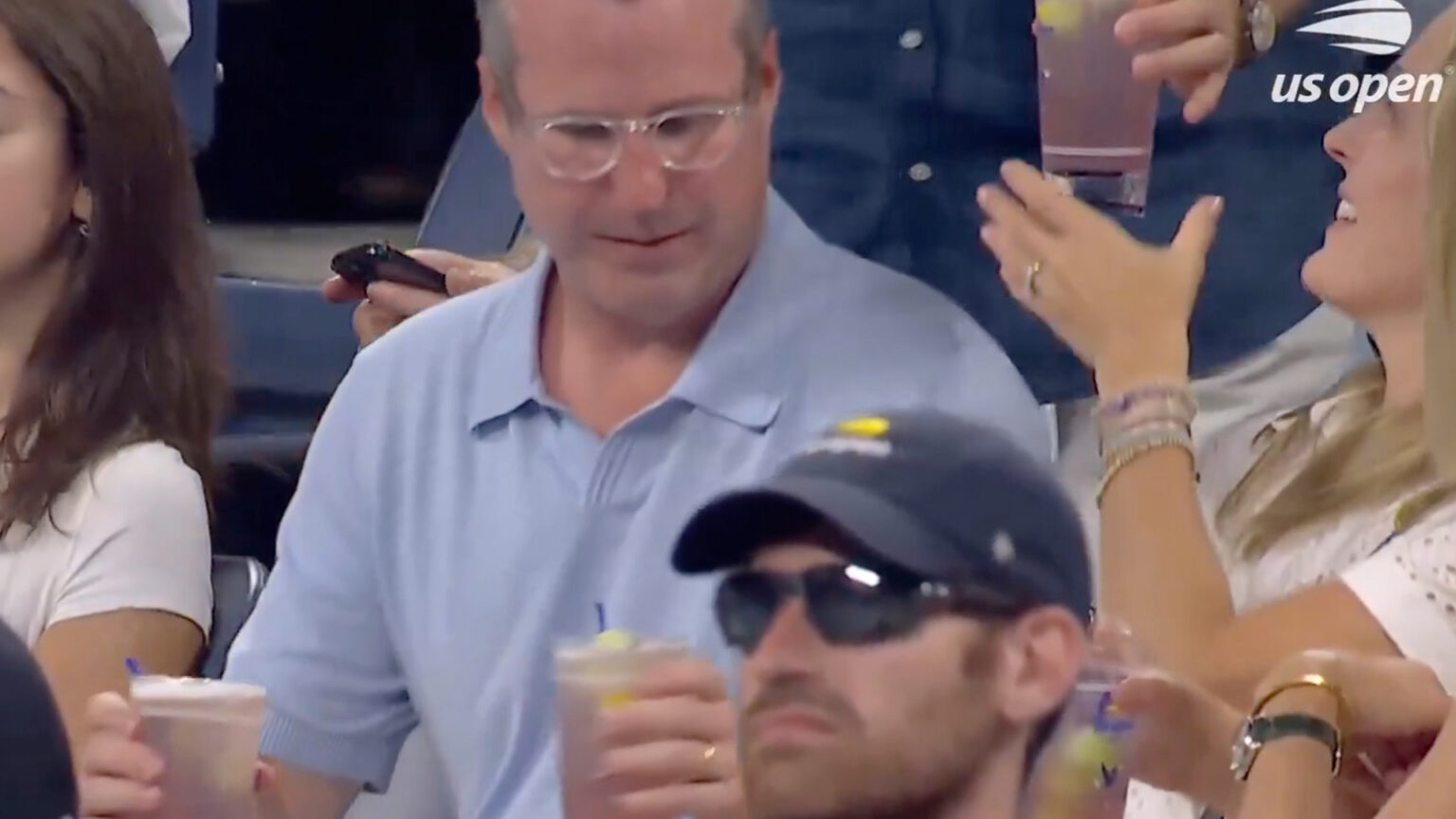 Fans spot ‘exact moment US Open spectator’s heart breaks in two’ after ‘next-level friend zoning’ on live TV