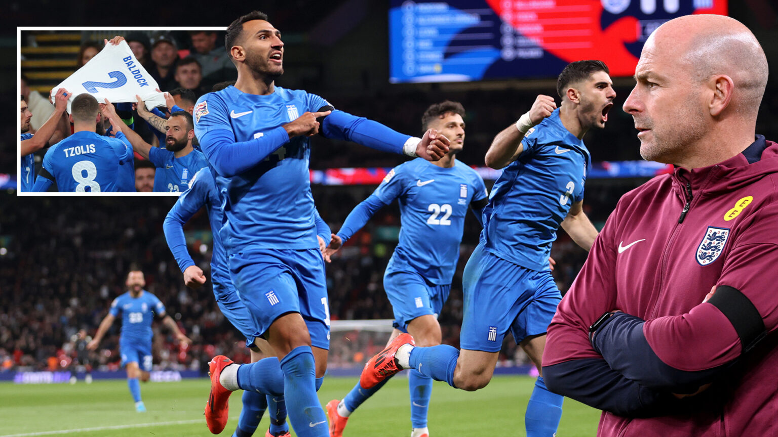 England 1 Greece 2: Lee Carsley’s bold tactic badly backfires as howler gifts visitors first ever win over Three Lions