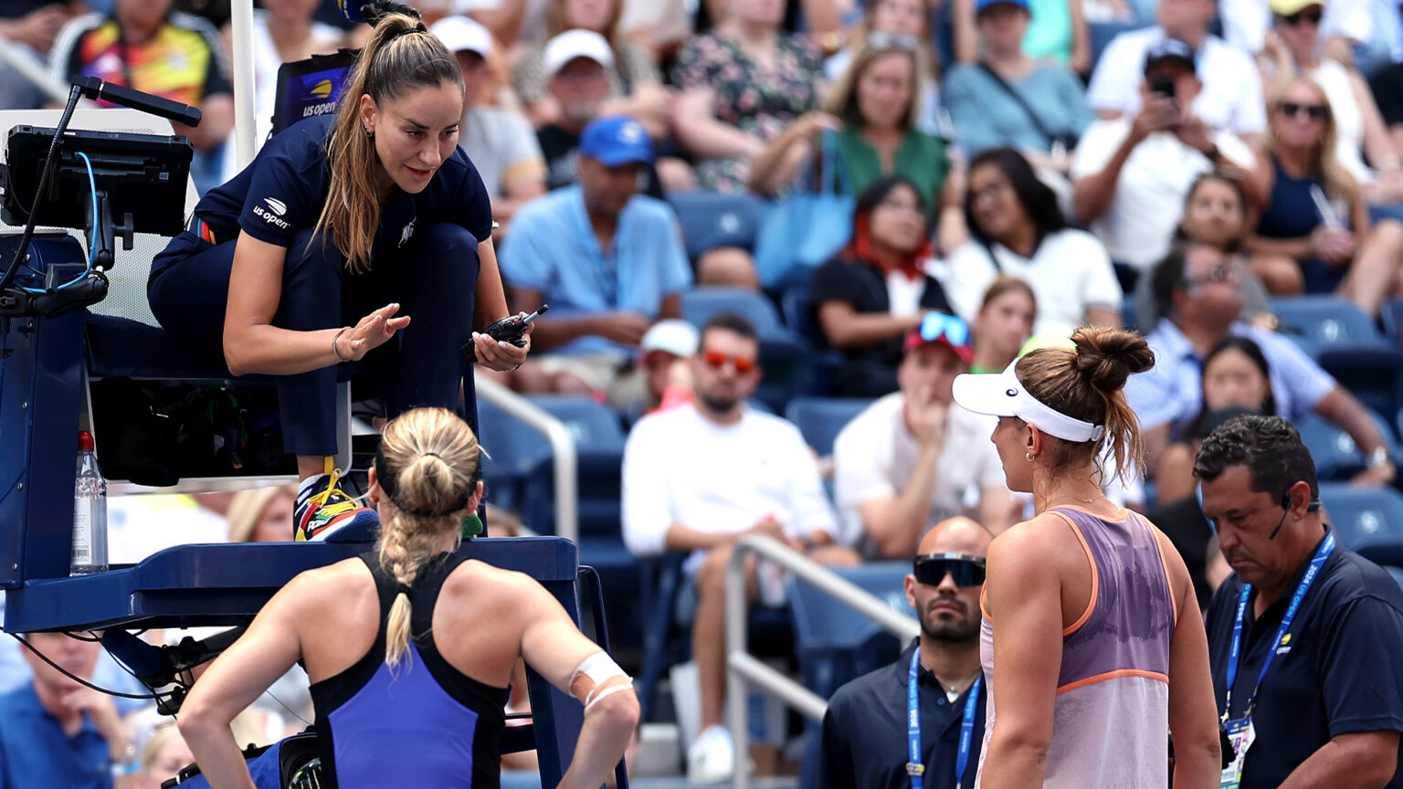 US Open suspended on all courts with no live TV coverage after fire alarm sets off causing Hawk-Eye system to go offline