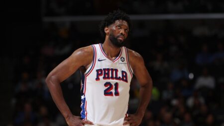 Another setback for 76ers’ Joel Embiid, out at least 7-10 days with swelling in his knee