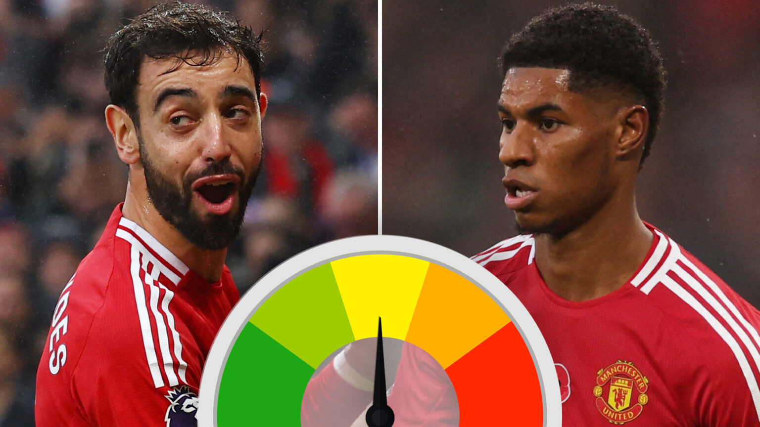 Man Utd ratings: Bruno Fernandes runs the show with a hand in all three goals but Rashford struggles to make an impact