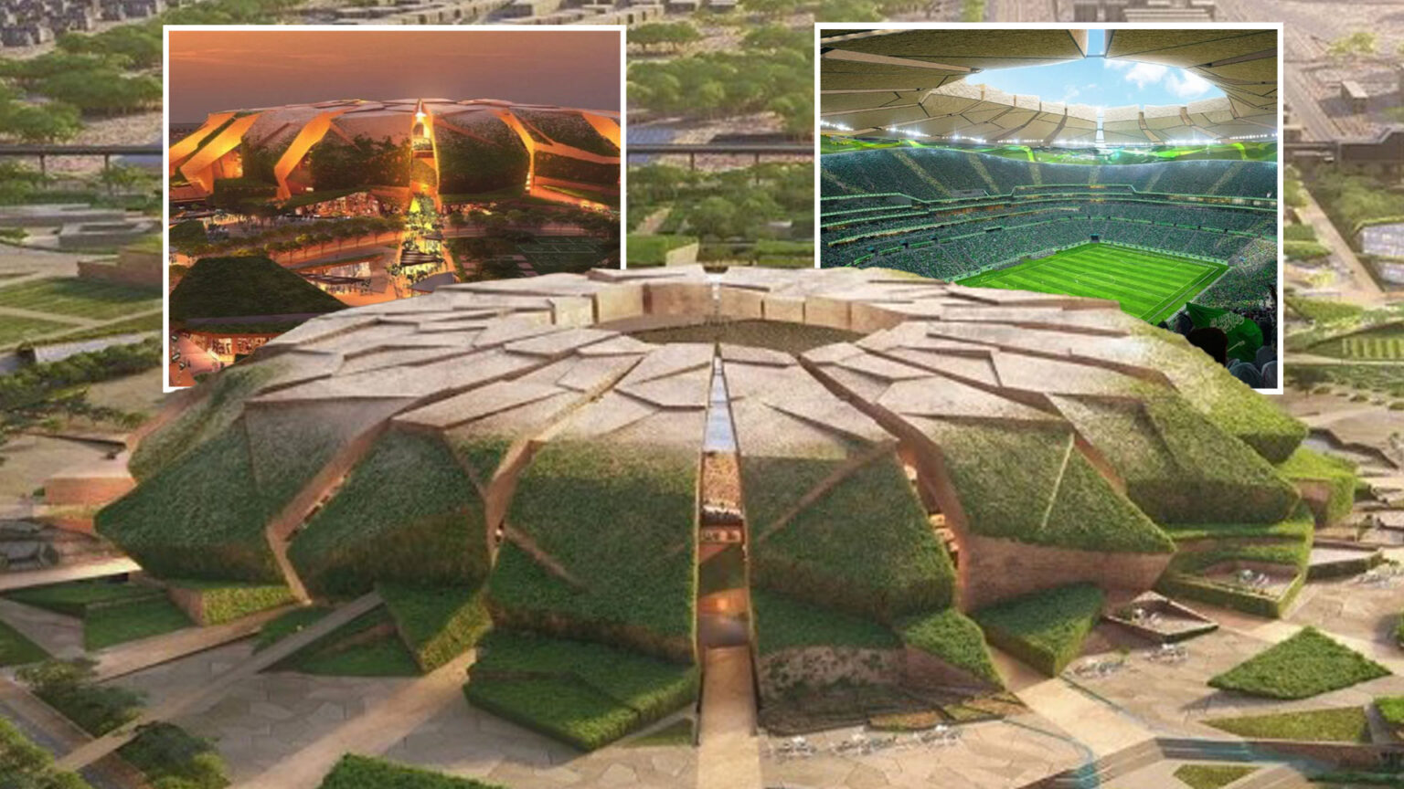 Saudi Arabia release new pictures of 92,000-capacity ‘germinating seed’ King Salman Stadium ahead of 2034 World Cup