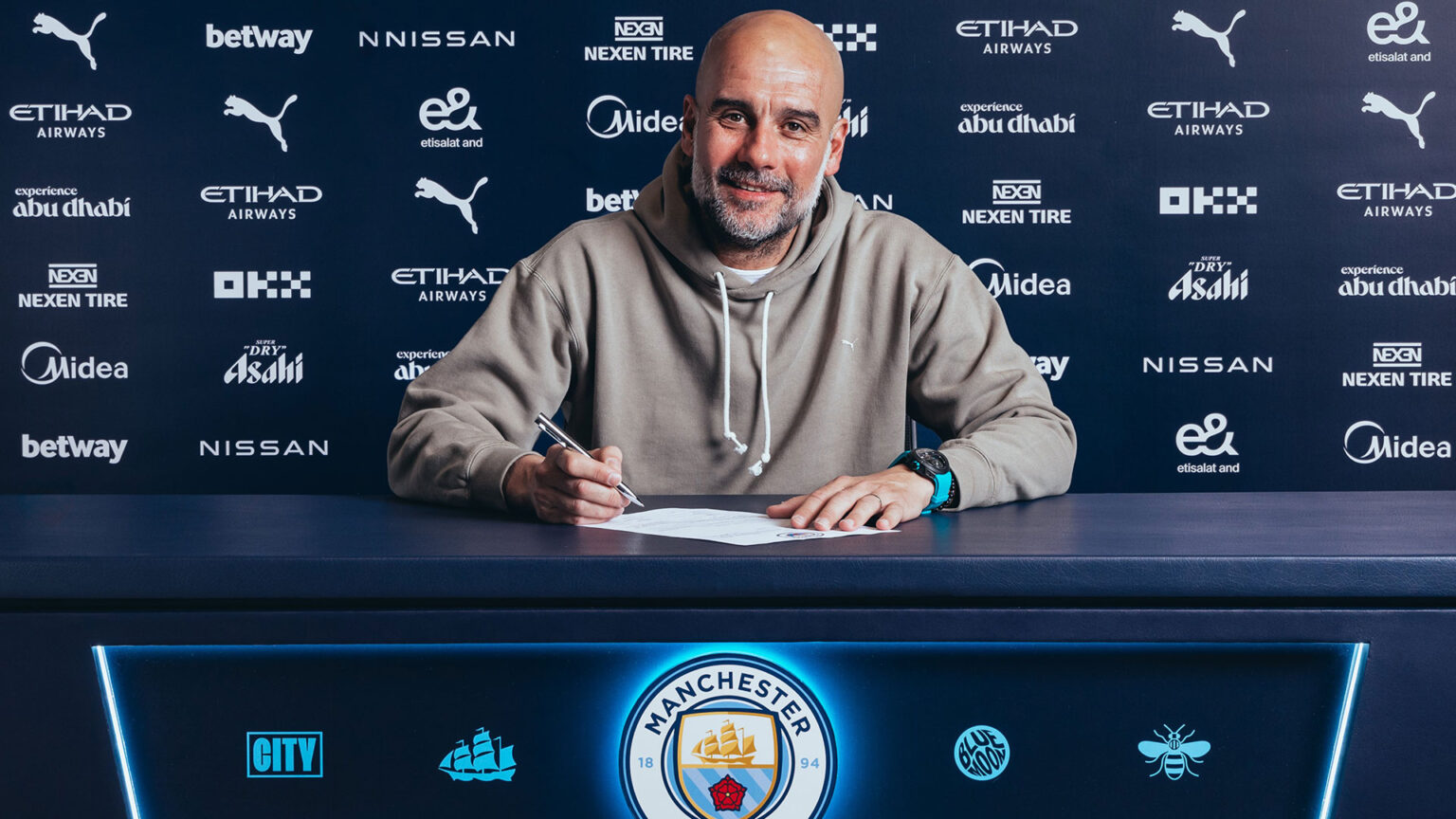 Pep Guardiola’s new Man City contract officially confirmed as TWO-YEAR deal as threat of punishment over charges looms