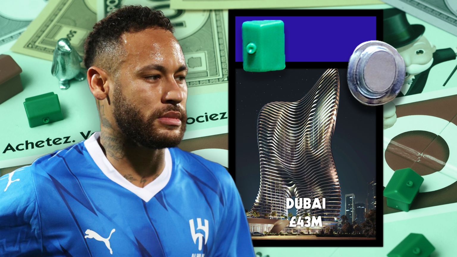 Neymar’s amazing property collection includes £43m penthouse in Dubai, £21m plot in Miami and £7m island in Brazil