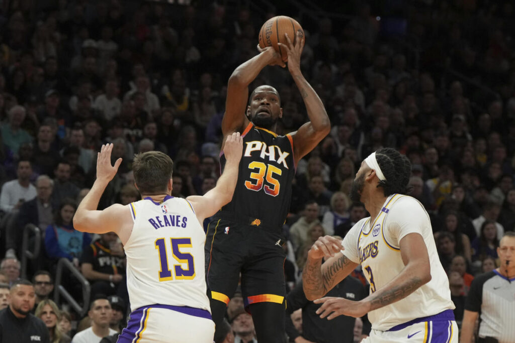 NBA Cup: Kevin Durant, Bradley Beal return to lead Suns past Lakers as Rockets clinch knockout round berth