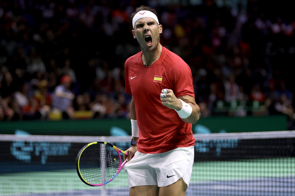 Vamos, Rafa! Thank you for everything. (Clive Brunskill/Getty Images for ITF)