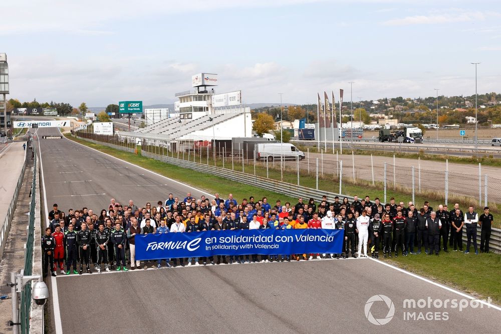 As Formula E commences pre-season testing, it hasn't forgotten the victims of the Valencia flooding