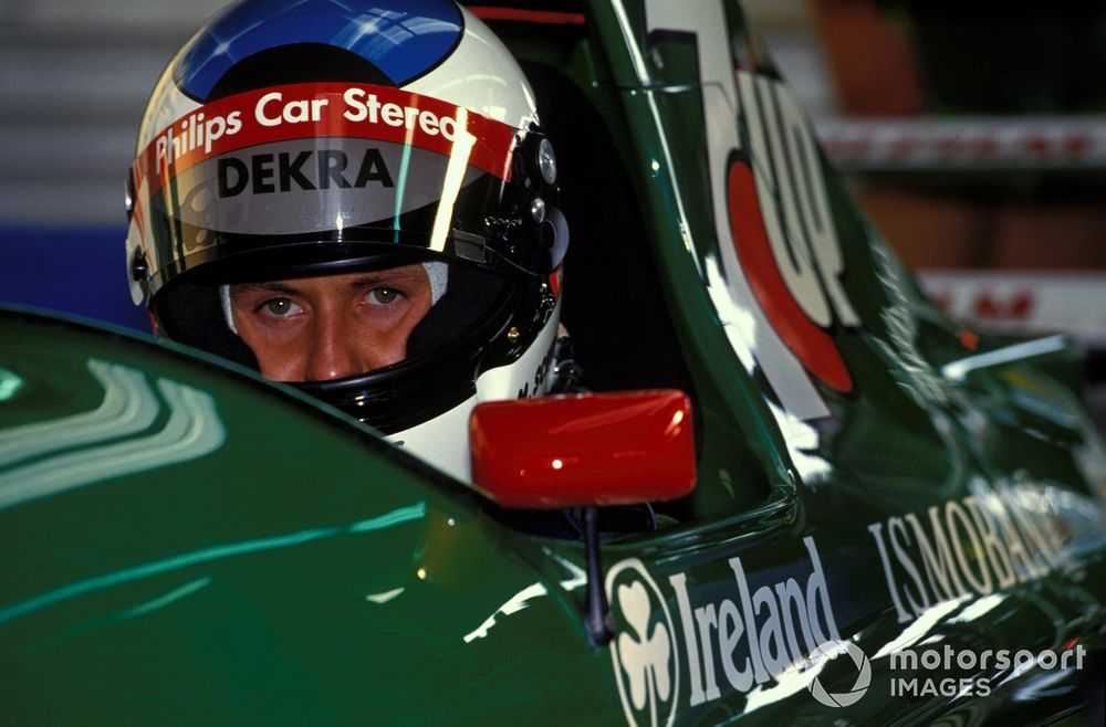 Schumacher's F1 debut with Jordan left an impression on Foster