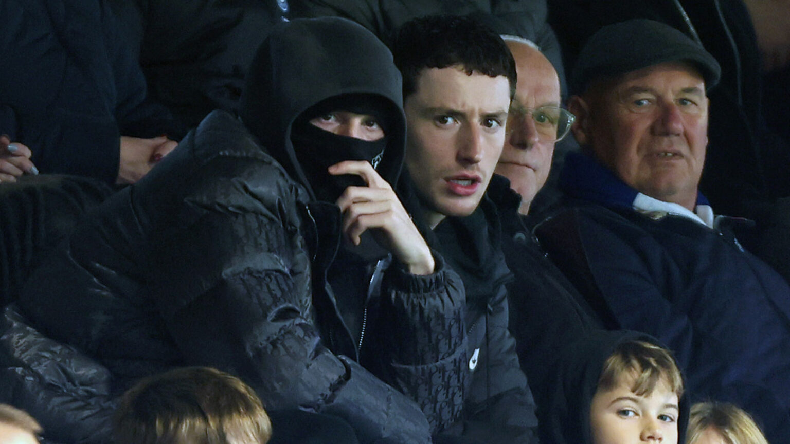 Disguised Cole Palmer rocks up at League One clash after pulling out of England duty with knee injury