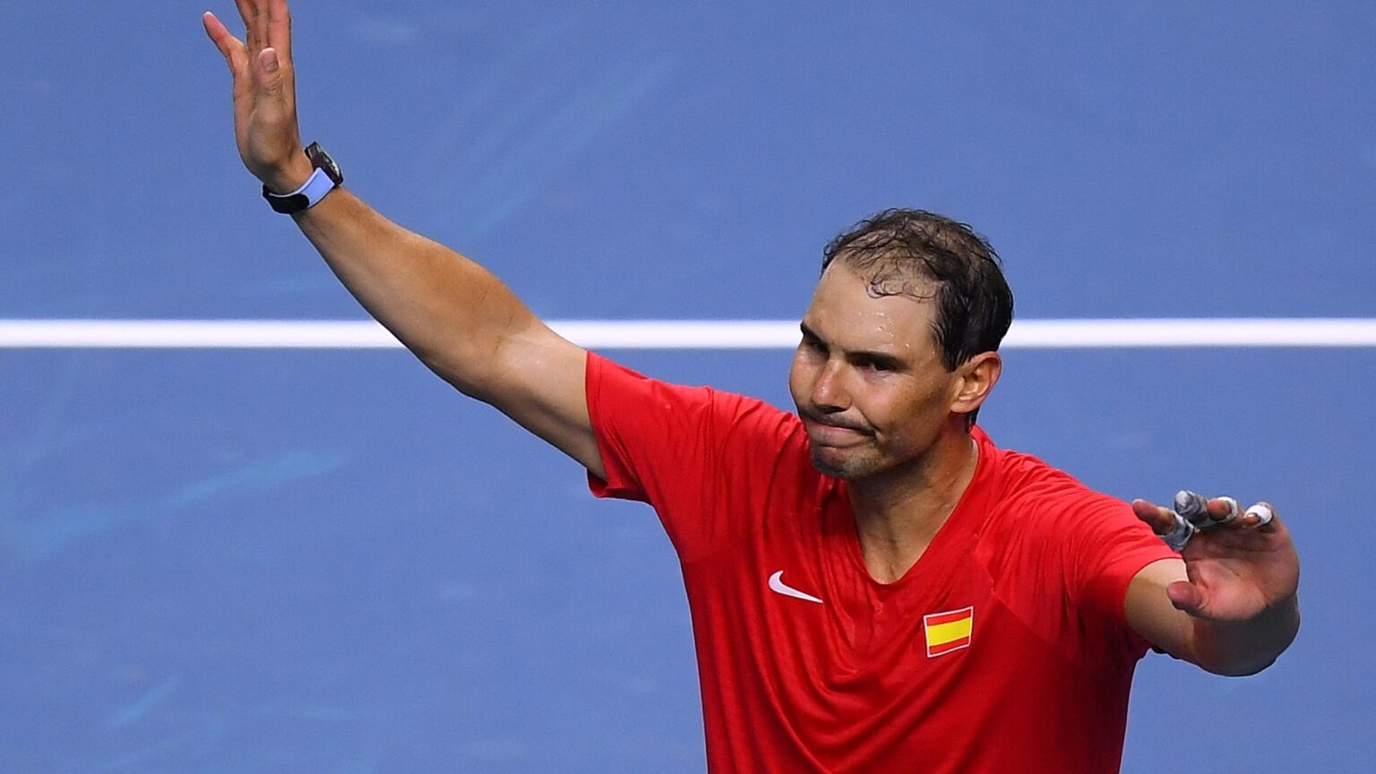 Rafael Nadal breaks down in tears after last-ever match as heartbroken world of tennis says goodbye to legend