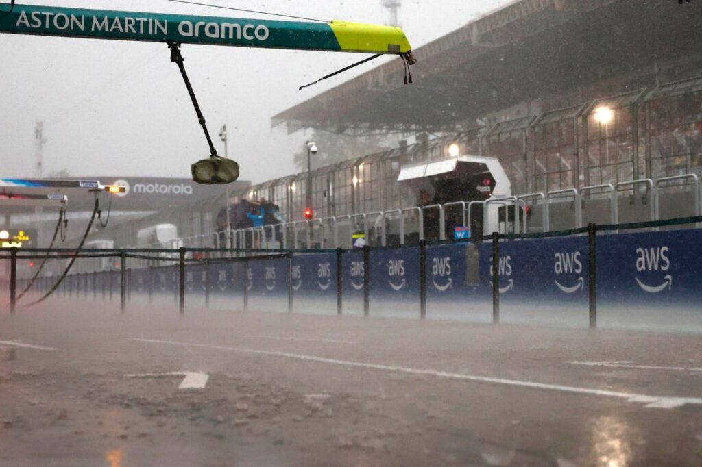 F1 Brazilian GP qualifying delayed by heavy storm