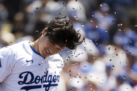 Shohei Ohtani used to follow Michael Jordan from Japan. Now his third AP award ties NBA legend