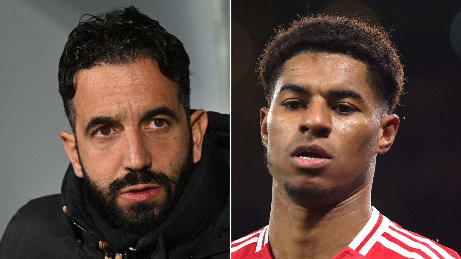 Man Utd XI to play Man City ‘leaked’ with Ruben Amorim appearing to make major Marcus Rashford call for his first derby