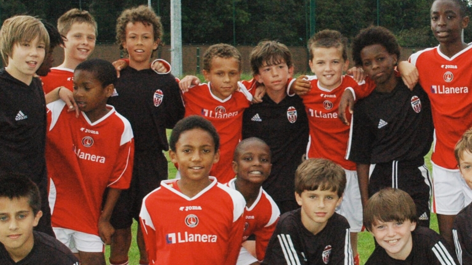 Incredible throwback photo shows Hollywood superstar playing against England’s Joe Gomez – can you guess who it is?