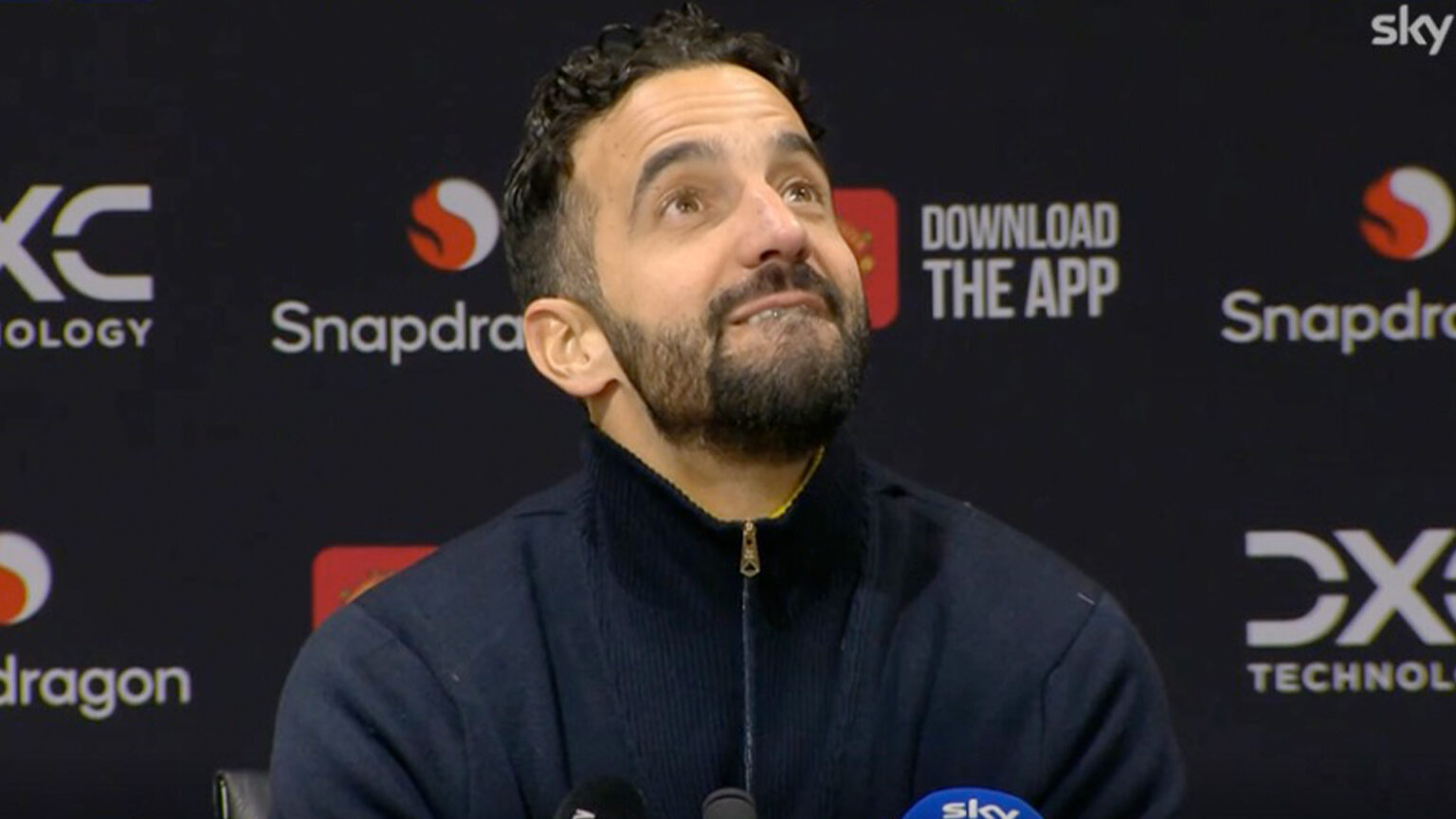 Old Trafford starts LEAKING midway through Ruben Amorim’s Man Utd press conference as fans say ‘perfect metaphor’