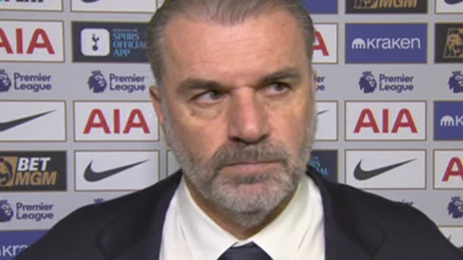 Tottenham boss Postecoglou REFUSES to answer questions after his team ship another hatful of goals in Liverpool loss