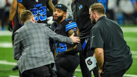 Lions actually have some competition for most injured starters in NFL