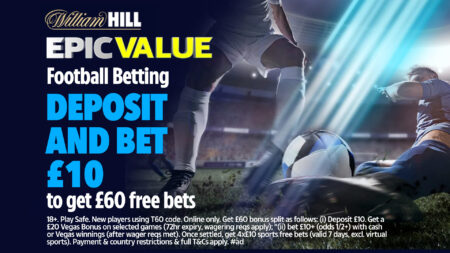 Nottingham Forest vs Tottenham: Get £60 in football free bets and bonuses with William Hill