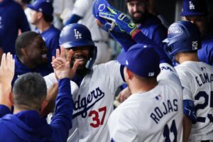 Plaschke: Fans are heard, title hopes are solidified and Teoscar Hernández is back with Dodgers