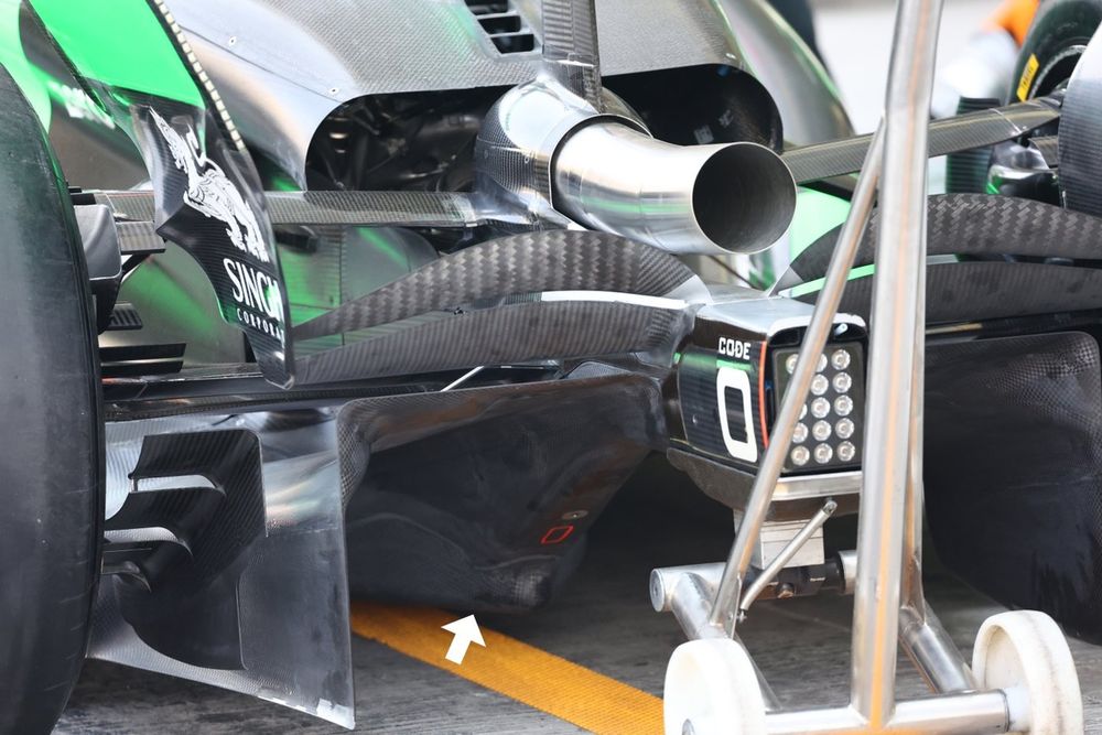 KICK Sauber C44 diffuser detail