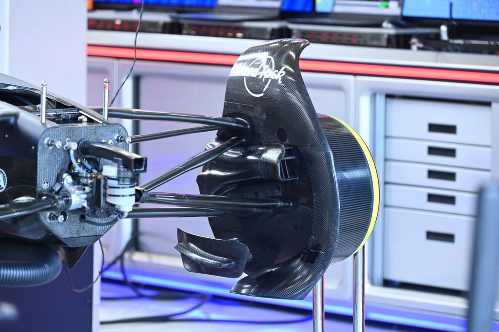 Red Bull Racing RB20 front brake drum detail