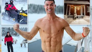 Inside Cristiano Ronaldo and Georgina Rodriguez’s Christmas trip to Lapland with snowmobiles and reindeer