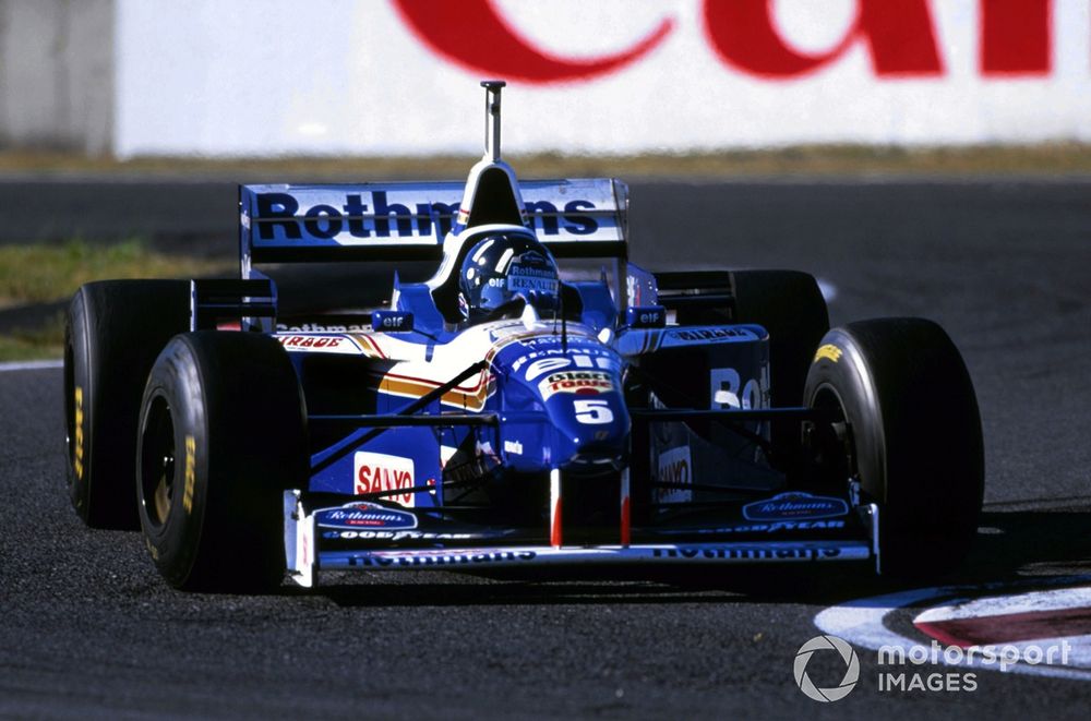 Hill clinched his only world title in the FW18 in 1996