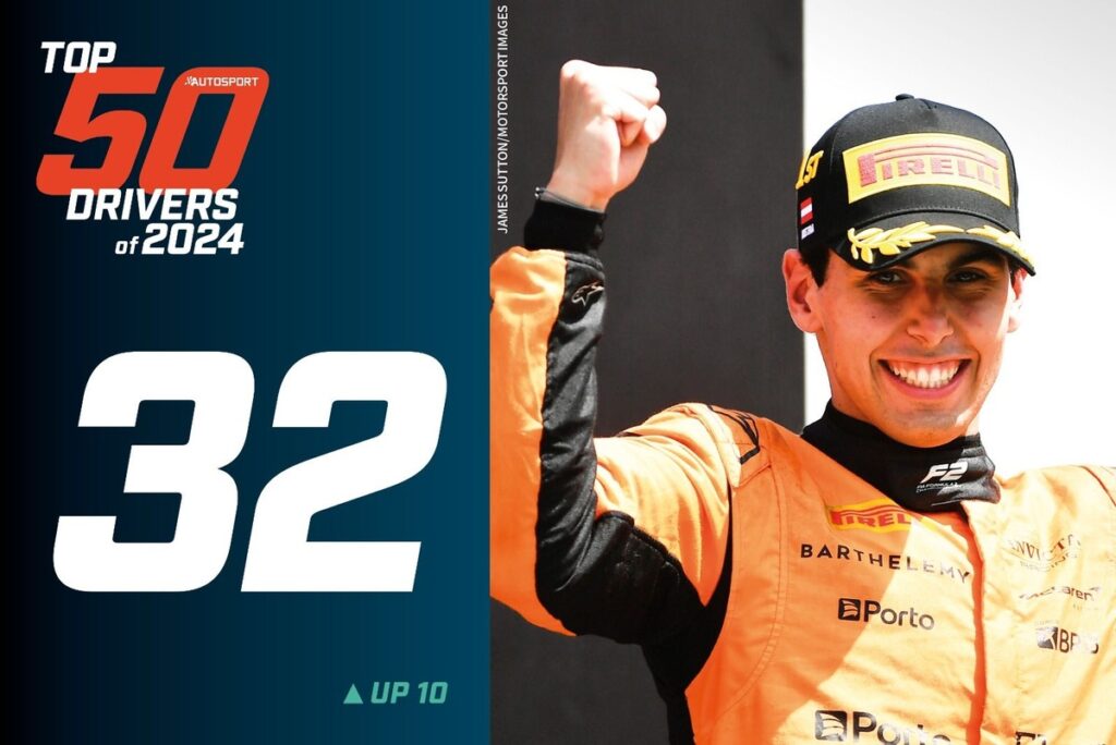 Autosport Top 50 of 2024: #32 Gabriel Bortoleto