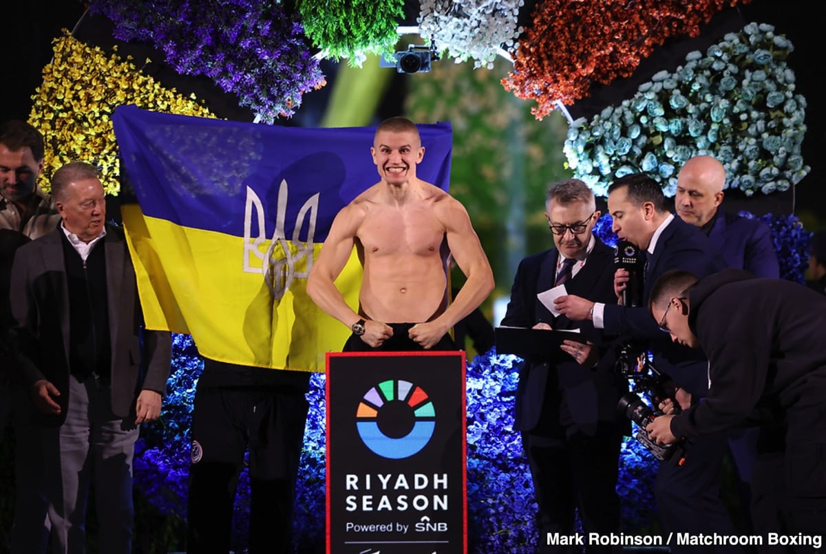 Image: Serhii Bohachuk 153.1 vs. Ishmael Davis 153.6 - Weigh-in Results