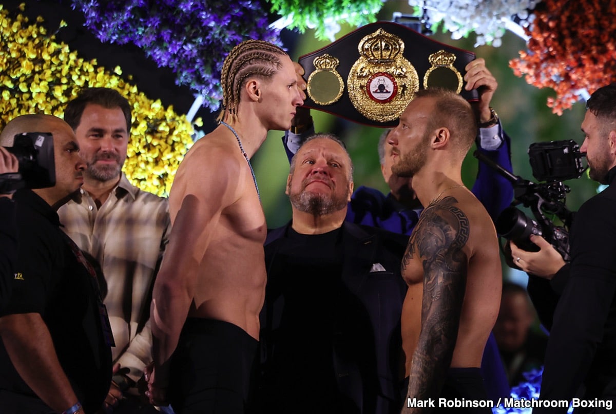 Image: Serhii Bohachuk 153.1 vs. Ishmael Davis 153.6 - Weigh-in Results