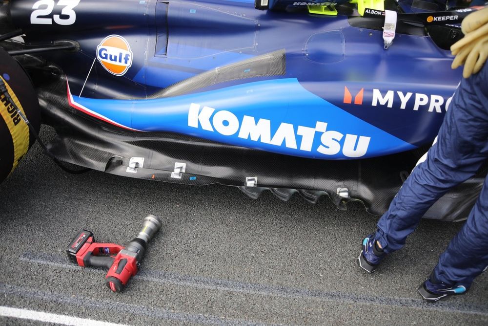 Williams Racing FW46 floor detail  