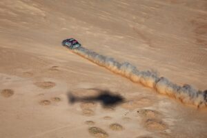 Al-Attiyah stretches muscle to take first win, Lategan holds overall lead