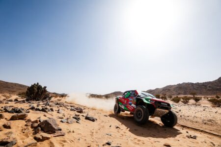 Al-Rajhi storms into lead as Sainz and Loeb hit trouble