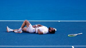 Australian Open star reveals he collapsed and blacked out in shower in terrifying incident minutes BEFORE playing match