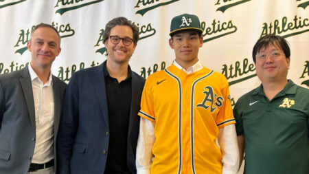 Athletics sign young Japanese two-way star to minor-league deal