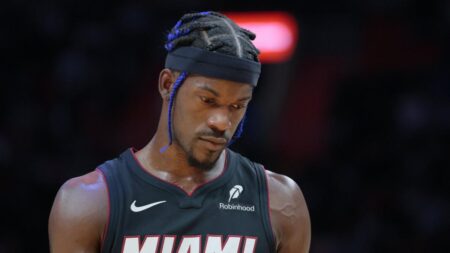 Jimmy Butler reportedly reiterates trade request in face-to-face meeting with Pat Riley