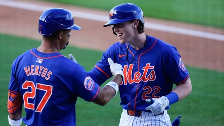 Mets told Mark Vientos, Brett Baty to work on first base drills this offseason: report