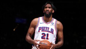 Sixers announce another setback for Embiid with left knee swelling