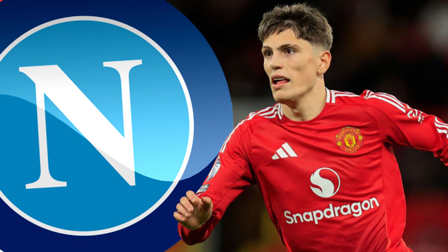 ‘Is that a typo?’ ask fans as Man Utd set Alejandro Garnacho asking price with Napoli circling to replace Kvaratskhelia