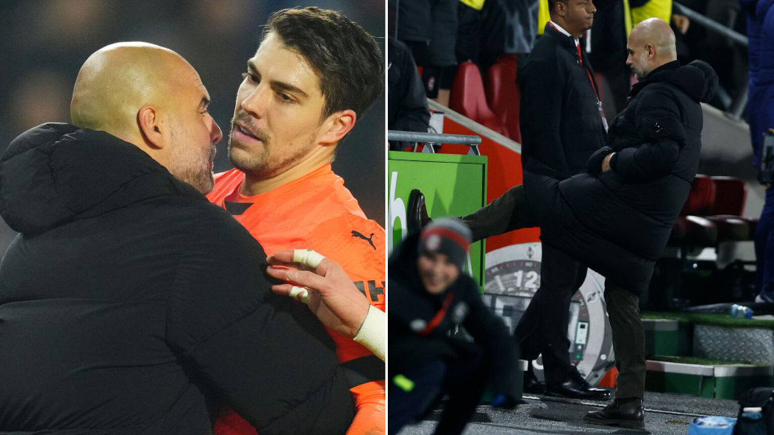 Pep Guardiola loses it with his own player and boots stand as difficult week gets worse following news of marriage split